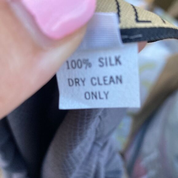 DAyLiLi Silk Two Piece Gray Long Sleeve Cardigan & Pull-on Midi/maxi Skirt Set - Picture 13 of 13